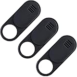 Vetoo Webcam Cover, 3-Pack Black Ultra Thin Design Web Camera Cover Slide Compatible Laptop, PC, MacBook, iMac, Computer…