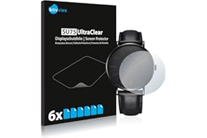 savvies (6 Pezzi Pellicola Protettiva per Alienwork IK Orologio (36 mm) Protezione Schermo Trasparente