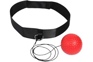 FIORKY Box-Reflex-Ball, Kampfball mit Kopfband, elastisches Seil, MMA-Geschwindigkeitstraining, Box-Trainingsball für Erwachsene/Kinder, Fokus, Sport, Geschwindigkeit, Reaktionen, Fitness