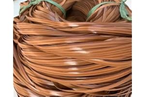 UYEOCO Polyäthylen-Kunststoff-Rattan-Reparaturmaterial Für Stricken Und Reparaturen, Rattan-Stuhl, Tischkorb Kunststoffgeflechttes Für Gartenmöbel, Langlebiges Korbgeflecht, Sitzbank, Tisch (Color : C)