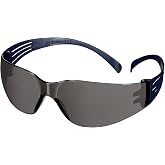3M&trade; SecureFit&trade; 100 koruyucu g&ouml;zl&uuml;k, mavi askı, anti&ccedil;izilme/buğu &ouml;nleyici kaplama, gri cam, SF102AF-BLU, 20/nakliye &uuml;nitesi