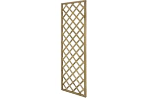 VERDELOOK Grille en bois rectangulaire 180 x 60 cm aussi pour décoration et décoration de jardin