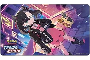 BB-Toy-Trades Compatibile con Pokemon TCG Playmat Tappetino da gioco Tappetino da tavolo Zenit dei re Marnie & Morpeko