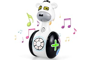 REVERSIBLE OCTOPUS Baby Music Toy for 6-12-24 Month Robot Tumbler Toy with Lights and Songs Toys 1 2 3 Year Old Early Educational Baby Toys for 6 12 18 Months 1st Birthday Gifts for Babies Boy Girl Present Age 1 2 3