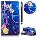 Produktbild HUDDU Bunt Muster Handyhülle Schutzhülle Motorola Moto G5 Hülle Gelb Blumen Schmetterling Flip Leder Tasche Wallet Case Cover Bookstyle Kartenfach Stand Wrist Strap Brieftasche Etui Klapphülle Mädchen