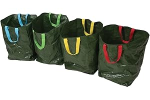 Silverline Recycling Bags 4pk 400 x 320 x 320mm (410631), Green