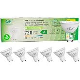 GY GU10 LED Bulb 4W (Equivalent to 60W), Warm White Light 3000K, 720 Lumens, 110&deg; Beam Angle, Non-Dimmable, Energy Saving Bul