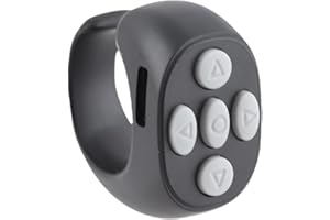 Bluetooth-Fernbedienung Page Turner, für Scrolling Ring, Handy-Kamera-Shutter Selfie-Fernbedienung Zum Lesen von Videos