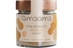 MAAMA, Crema Spalmabile 100% Arachidi Proteica Bio, Vegan, Senza Additivi e Senza Glutine - 1 vasetto da 175g