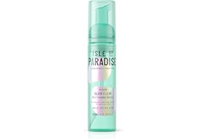 Isle of Paradise Selbstbräunungs-Mousse, Medium (200 ml) Glow Clear Selbstbräunungsschaum, natürliche Inhaltsstoffe & vegan (Verpackung kann variieren)
