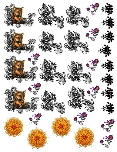 Preisvergleich Produktbild bajidoo der Puma Aufkleber Full Bogen