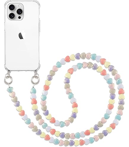 Iphone 11 Case Vxinvnoi Coque Avec Cordon Pour IPhone 16 Pro 6,3", Aesthetic Motif Léopard Dessin Fille Étui Collier Tour De Cou Lanière Corde Case, Mince Silicone TPU Antichoc Housse Cover Pour