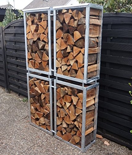 Dach für Kaminholzregal Angula, Zink - 4