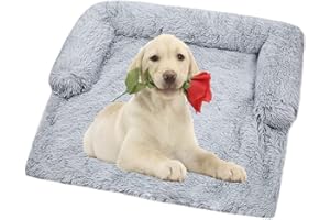 Vinnykud Tapis pour Chien en Peluche, Canapé Chien Grande Taille Coussin - Couverture pour Animaux de Compagnie avec Fermeture éclair, Idéal pour Panier Lit Chien, Niche, Voiture