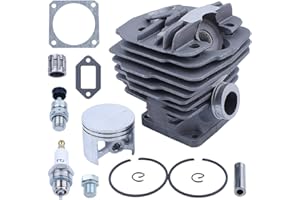 Gubeter Kit de pistón de Cilindro 48Mm, para Motosierra para Stihl 034 034Av 034Super 036 Ms360, 1125 020 1215, 1125 020 1213