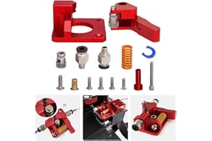 Stampante TUZUK 3D Aggiornamento estrusore Doppio driver Estrusore remoto a lunga distanza Kit blocco di destra Destro Pezzi di ricambio Filamento 1,75 mm per CR-10S Pro Anet A8 Anycub Mega Wanhao i3