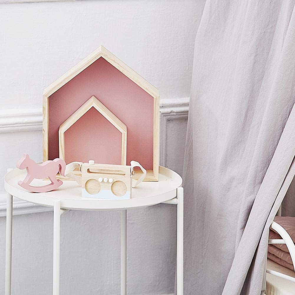 Lembeauty-Botes-de-rangement-en-bois-en-forme-de-maison-pour-tagres-accrocher--un-mur-dcoration-pour-chambre-denfant-lot-de-2