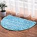 Produktbild Lx.AZ.Kx Fußmatten Chenille Wasseraufnahme Pin die Bäder sind En-Suite Badezimmer Tür Rutschfeste Fußstütze Blau, 40 Cm x 60 Cm