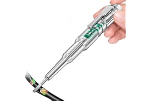 Zceplem Bolígrafo Voltaje, bolígrafo Inteligente Prueba inducción sin Contacto, voltímetro, Detector Potencia, indicador Destornillador eléctrico, Voltaje con luz LED