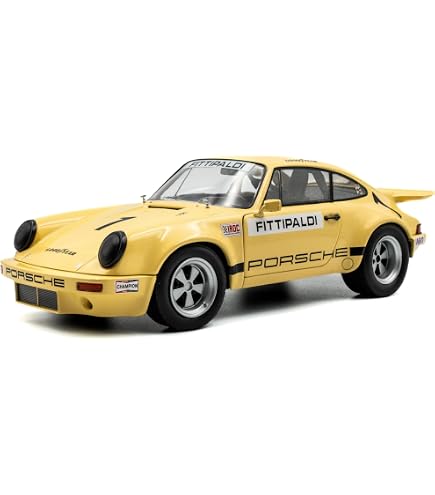 SOLIDO 1:18 – Porsche 911 RSR Kremer Rally 1973, Miniature De Collection, Détail Soigné