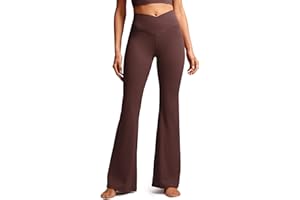 CRZ YOGA Damskie legginsy Butterluxe Crossover – 89 cm wysoki stan, legginsy treningowe, rozciągliwe spodnie do jogi