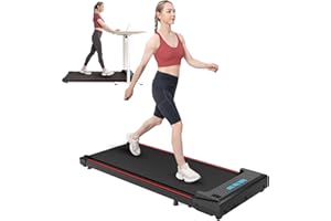 CITYSPORTS Treadmills,Under Desk Treadmill for Home,Walking Pad With LED Display,1-6km/h Adjustable Speed,Walking Running Machine Portable for Home Cardio Exercise,With Remote Control,No Assembly