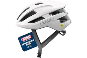 ‎ABUS ABUS Rennradhelm PowerDome MIPS - leichter Fahrradhelm mit cleverem Belüftungssystem und Aufprallschutz - Made in Italy - für Damen und Herren