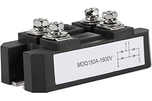 REDXIAO 【𝐁𝐥𝐚𝐜𝐤 𝐅𝐫𝐢𝐝𝐚𝒚 𝐋𝐨𝒘𝐞𝐬𝐭 𝐏𝐫𝐢𝐜𝐞】Rectifier, Bridge Module, Bridge Rectifier, Diode Bridge High Power 150℃ Industry Tool for Outdoor for Home