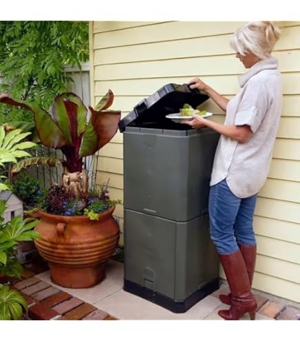 Aerobin 200 liter - thermisch geïsoleerd warm-compostvat met