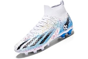 Rokiemen Fußballschuhe Herren High Top Spike Cleats Fussballschuhe Jugend Kinder Professionelle Athletics Trainingsschuhe Outdoor Turnschuhe Sportschuhe Fußball Stiefel