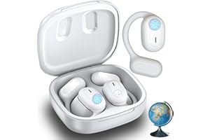 SMD35 Cuffie Traduzione Simultanea - Traduttore Simultaneo Vocale - Auricolari Traduttori Istantanei Bluetooth per 145+ Lingue con App Gratuita, Bianco