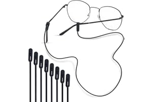 Qufiiry 8 Piezas Cordones para Gafas, Cuerda para Gafas, Correa de Silicona para Gafas de Sol, Cuerda Gafas Antideslizante Cordones para gafas para Mujer Hombre Niña Niño
