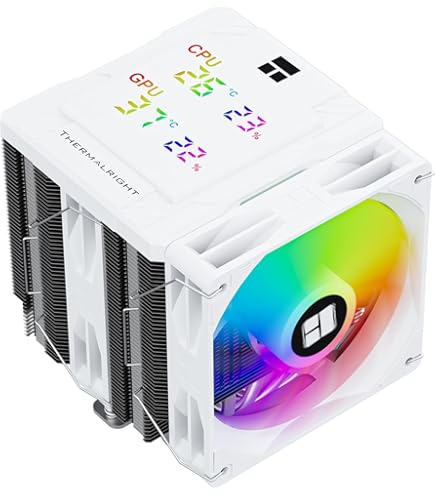 Thermalright Peerless Assassin 140 Black CPU luchtkoeler, 6 Heatpipes, dubbele PWM ventilatoren en dubbele torens, 158 mm hoge CPU koeling met topdeksel, voor AM4/AM5, Intel LGA 1851/1700/1150/1151