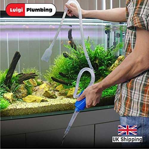 Siphon und Reiniger für Aquarium und Fischtank – Eine Hand-Siphonpumpe für das schnelle absaugen bzw. umtauschen des Wassers! - 2