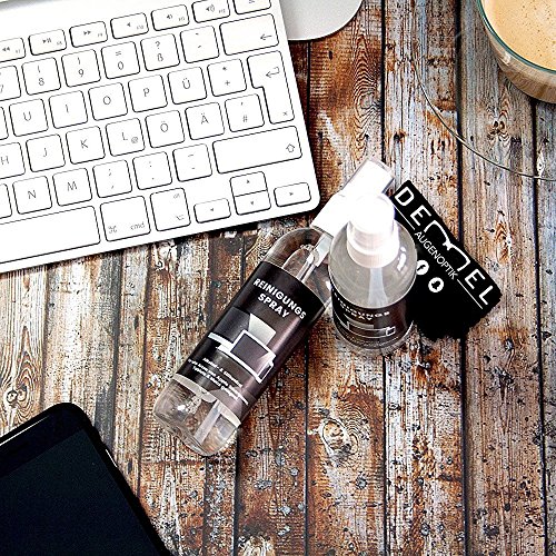 Bildschirmreiniger / Bildschirm Reinigungsspray für Handy, Laptop, Kamera, Tablet und TV / Bildschirmreinigung wirkt Antistatisch mit Antischmutz-Effekt / Display Reiniger Alkoholfrei (100ml) - 4