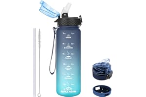 GOPPUS 500 ml butelki na wodę dla dzieci ze słomką, bez BPA, szczelna butelka na napoje do szkoły, z tritanu, dla dziewczynki, chłopca, sportowa butelka na wodę, wielokrotnego użytku, dla maluchów, z