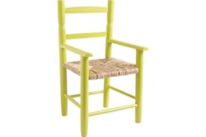 AUBRY GASPARD Chaise Enfant en Bois laqué Vert