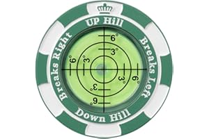 PRODIGORA SlopeMaster ProGreen Reader - Golf Hat Clip Ball Marker with High Precision Green Reading Aid Golf Accessories for Men Women