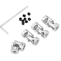 Giunto Cardanico Metallo 10 Mm - Connettore Albero Motore Per Modellini Auto, Robot, Fai Da Te - Foto 10