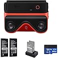 Kandao QooCam Ego - Viewer-Integrated 3D VR Camera, 4K 60fps Videos Stereoscopic Instant Display, for Travel, Party, VR Content-Created Device, Compatible AR Glasses, Black Kit.