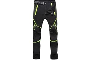 CHEJARITY Pantaloni Trekking Uomo Esterno Asciugatura Veloce Impermeabili Lavoro Traspiranti Convertibile Pantaloncini Softshell Pantaloni da Arrampicata Pantaloni Leggero da Montagna Caccia