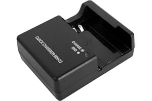 VORTISCAPE MH-23 Chargeur Rapide pour Nikon en-EL9 EN-EL9a Batterie Compatible avec D40 D40x D60 D3000 D5000 Appareil Photo SLR numérique