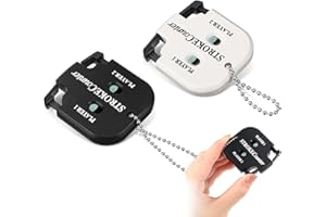 Gulfmew 2 Contadores de Golpes de Golf Cuenta Golpe Golf con Clicker Indicador de Puntuación de Golf Mini Contador de Puntaje de Golf Cuadrado con Herramienta