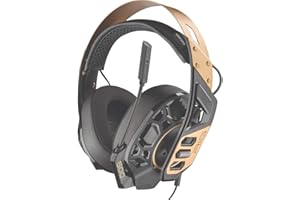 Plantronics Nacon RIG 500 Pro Atmos, Casque de Jeu, Jack 3,5 mm, pour PC, Or/Noir