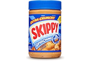 SKIPPY EXTRA CRUNCHY SUPER CHUNK PEANUT BUTTER 1 x 462g JAR AMERICAN IMPORT