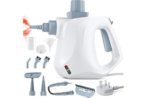 Yigowyigo Steam Cleaner, Handheld Steam Cleaner, 400ml Capacity Portable High Pressure Steam Cleaner With 10 Accessories For Stain Removal, Kitchen, Windows