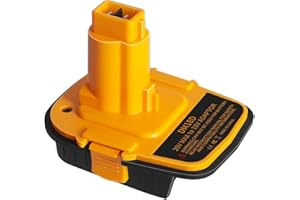 ADPLIFE Battery Adapter DM18D with USB,Compatible with Dewalt 18V Tools.Convert for DeWalt 20V & for Milwaukee M18 Lithium Battery to NiCad & NiMh Battery Tools