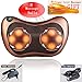 Produktbild Nacken Foot Massager Kissen und Kostenlos Geschenk(Finger Massager),Elektrische Back MassageKissen Maschine,8 Automatische Heizung Massage Bälle entlasten Körper Müdigkeit,Haus und Auto Adapter