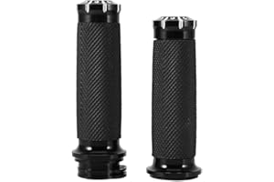 YOSOO CNC Handlebar Motorcycle Hand Grips Fit for Most Other Motors Custom 1" 25mm