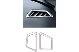 AGZ Accesorio Peugeot 3008 5008, 2017-2024 moldura Interior de ventilación, embellecedor de Tapas de Salida de Aire Acondicionado Delanteros cromados Interior para Peugeot, 2 unids/Set por Juego